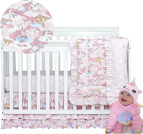 crib unicorn bedding