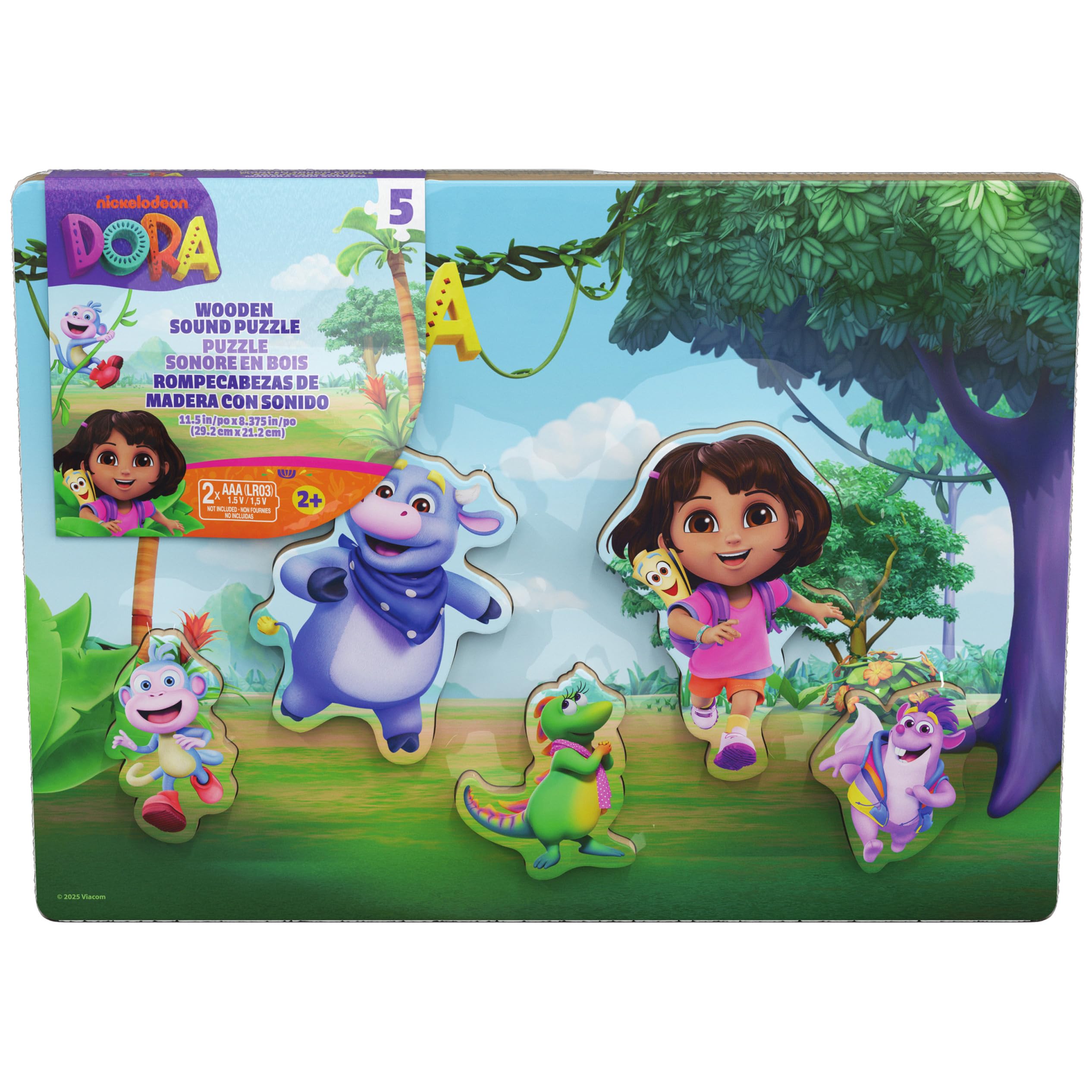 Amazon.com: Spin Master Games, Dora the Explorer Sound Puzzle, 5