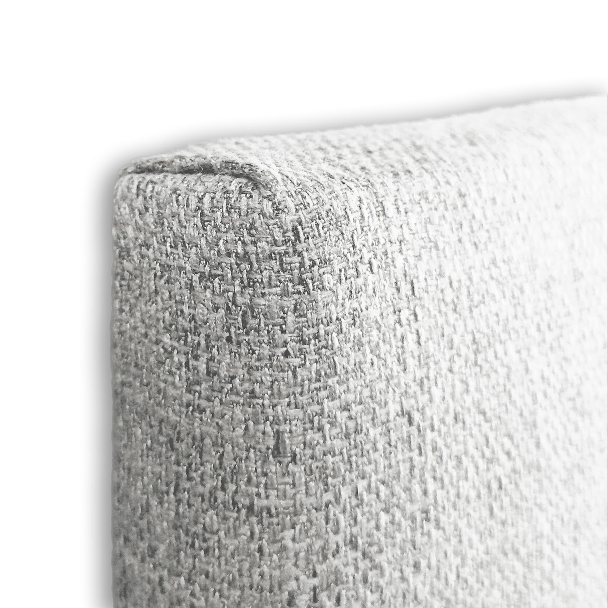 Silcar Home - Cabecero de Cama 135 Tejido Blanco Jep - Estructura de Madera, Tapizado en Polipiel Liso, Diseño Moderno, Fácil Instalación, Acolchado - Tela Blanco, 135 cm