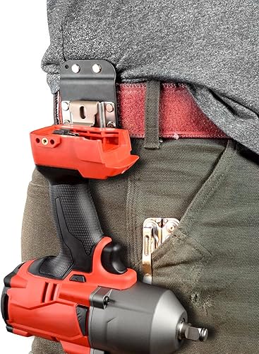 Soporte de clip para cinturón de taladro inalámbrico, soporte para taladro de impacto en cinturón de herramientas de 2 pulgadas, funda de impacto