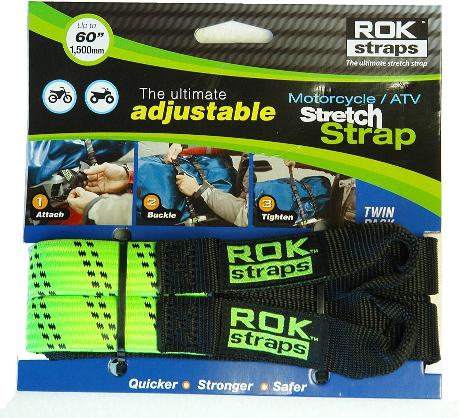 ROK Straps Commuter Reflective Adjustable Straps Orange Industrial & Scientific