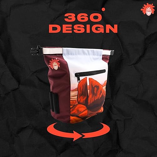 Miniatura 3 de Cubo de tiza para boulder al aire libre y gimnasio escalada en roca  Patrones de diseño colorido del parque nacional natural  Cierre de duradero y