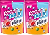 Vista 11 de SweeTarts Gomitas Fruity Splitz, caramelo, dulce y agridulce, bolsa resellable, 9 oz