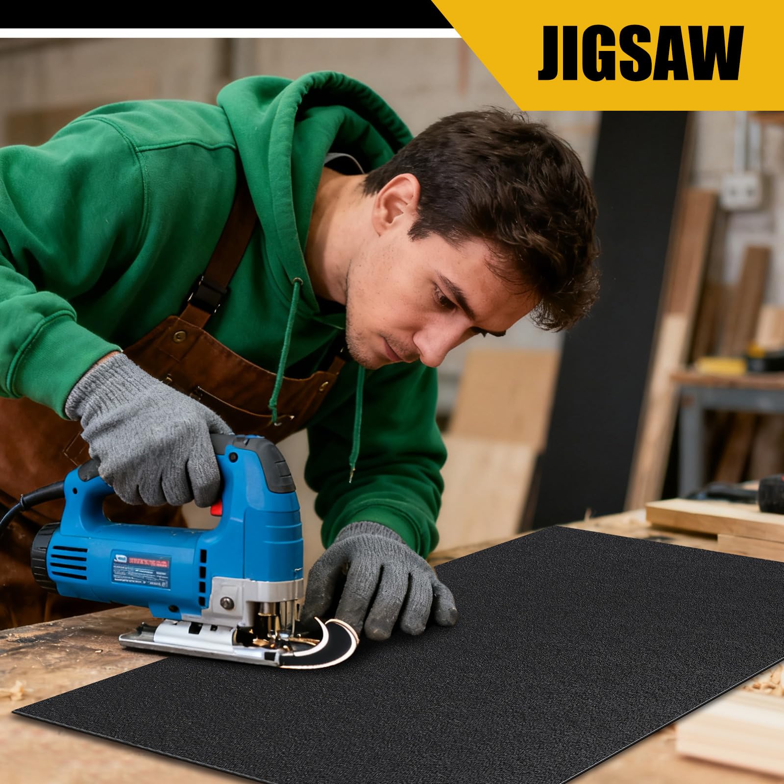 Black ABS Plastic Sheets - 2 Pack 48" x 24" -6 Black ABS Plastic Sheets - 2 Pack 48" x 24" -6