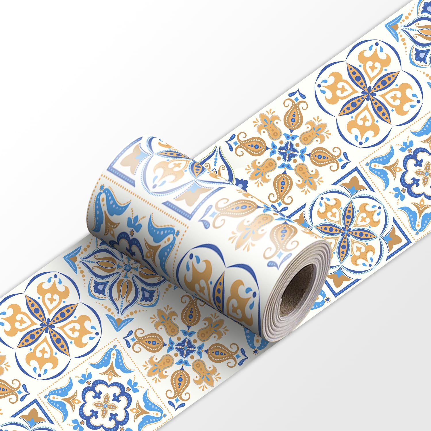 VisitRyl self Adhesive Wallpaper Border wall Tiles Decorative, Peel and Stick wall Border Bathroom Stickers YX-279 20 * 240cm