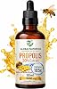 Propolis-in-Wasser-Lösung Extrakt 30% ohne Alkohol Große Flasche 50 ml Tinktur für Kinder & Tiere geeignet Polyphenolen Flavonoiden und Bioflavonoiden 100% natürlich alkoholfrei