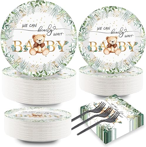 Miniatura 21 de 200 piezas Platos y Servilletas de Fiesta de Verano de Playa The Big One para Niño Surfeando Primer Cumpleaños, Juego de Vajilla Hawaiana de