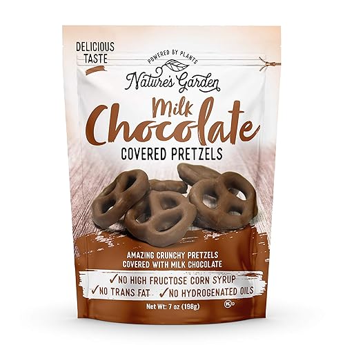 Miniatura 12 de Nature's Garden Pretzels cubiertos de yogur de frambuesa, sin grasas trans, aperitivo indulgente, pretzels saborizados, bolsa de 7 onzas