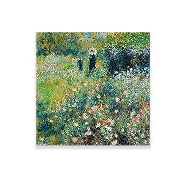 額装済/The Garden in/ルノワール/インテリア/アート/ポスター 額装済/The Garden in/ルノワール/インテリア/アート/ポスター
