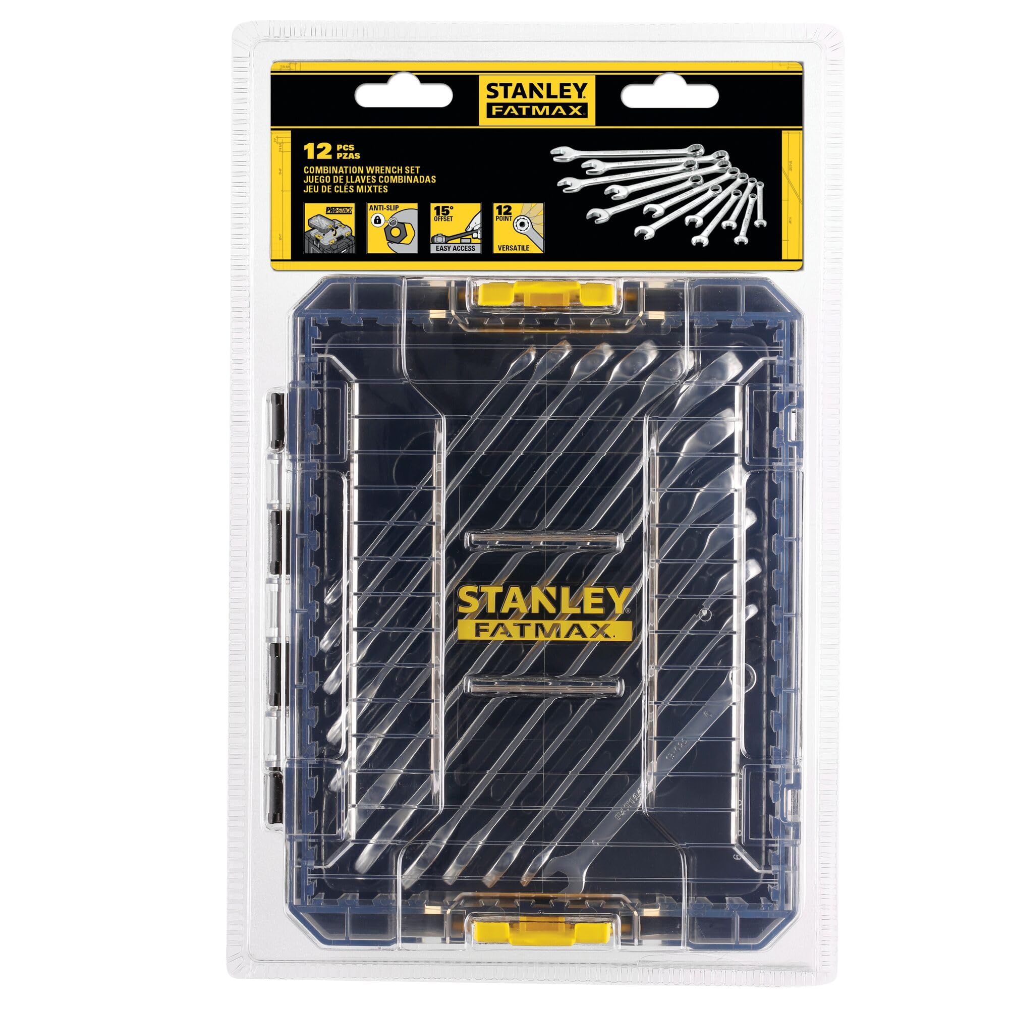 Stanley FMMT98104-0 Set Chiavi combinate 12 Pezzi