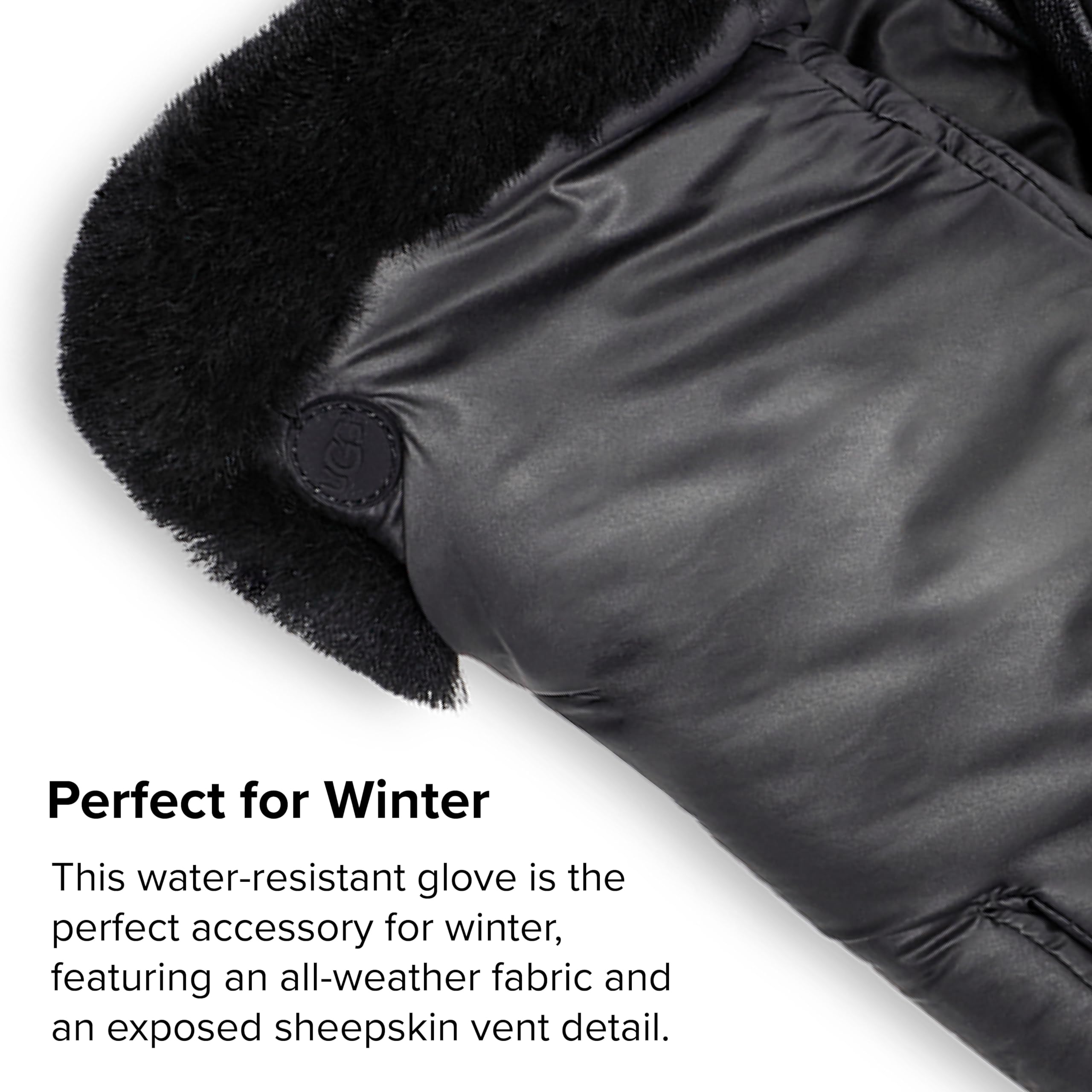 UGG Women's Sheepskin Vent Glove, Black, Small : Amazon.sg: Fashion