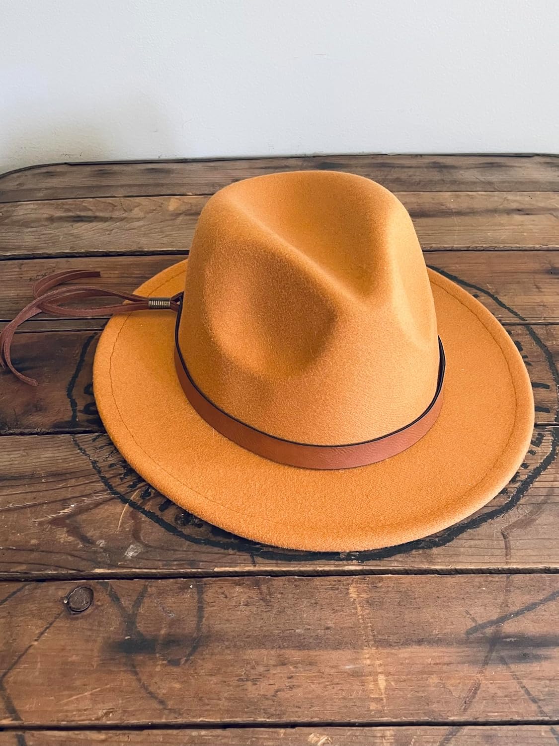 Matching Mommy and Me Hats, Wide Brim Felt Fedora Hats, mom and Daughter, Cowgirl Hat for Women and Girls, Flat Brim Boho
