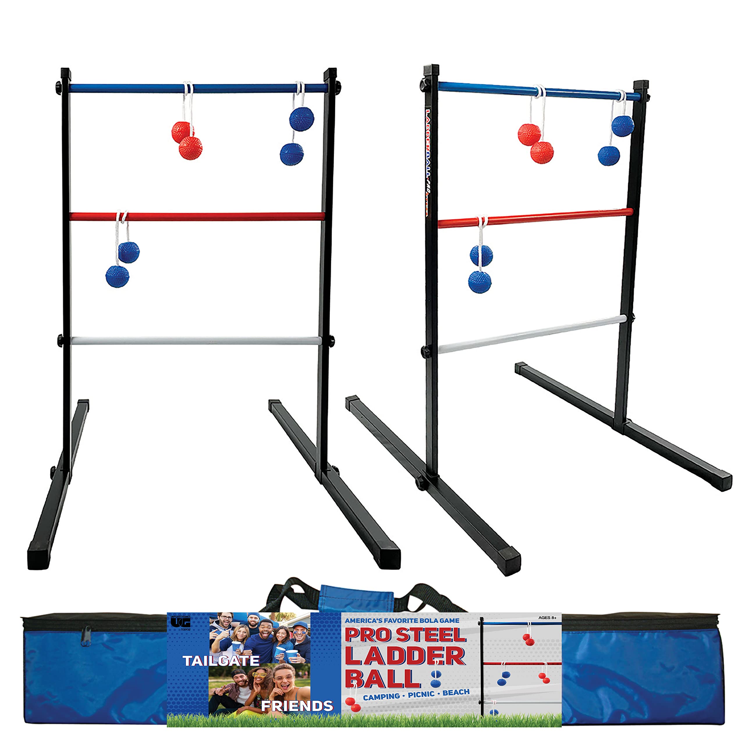 Ladderball Pro Steel Outdoor Lawn Toss Game Set, Ages 8+