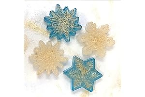 Handmade Snowflake Soaps