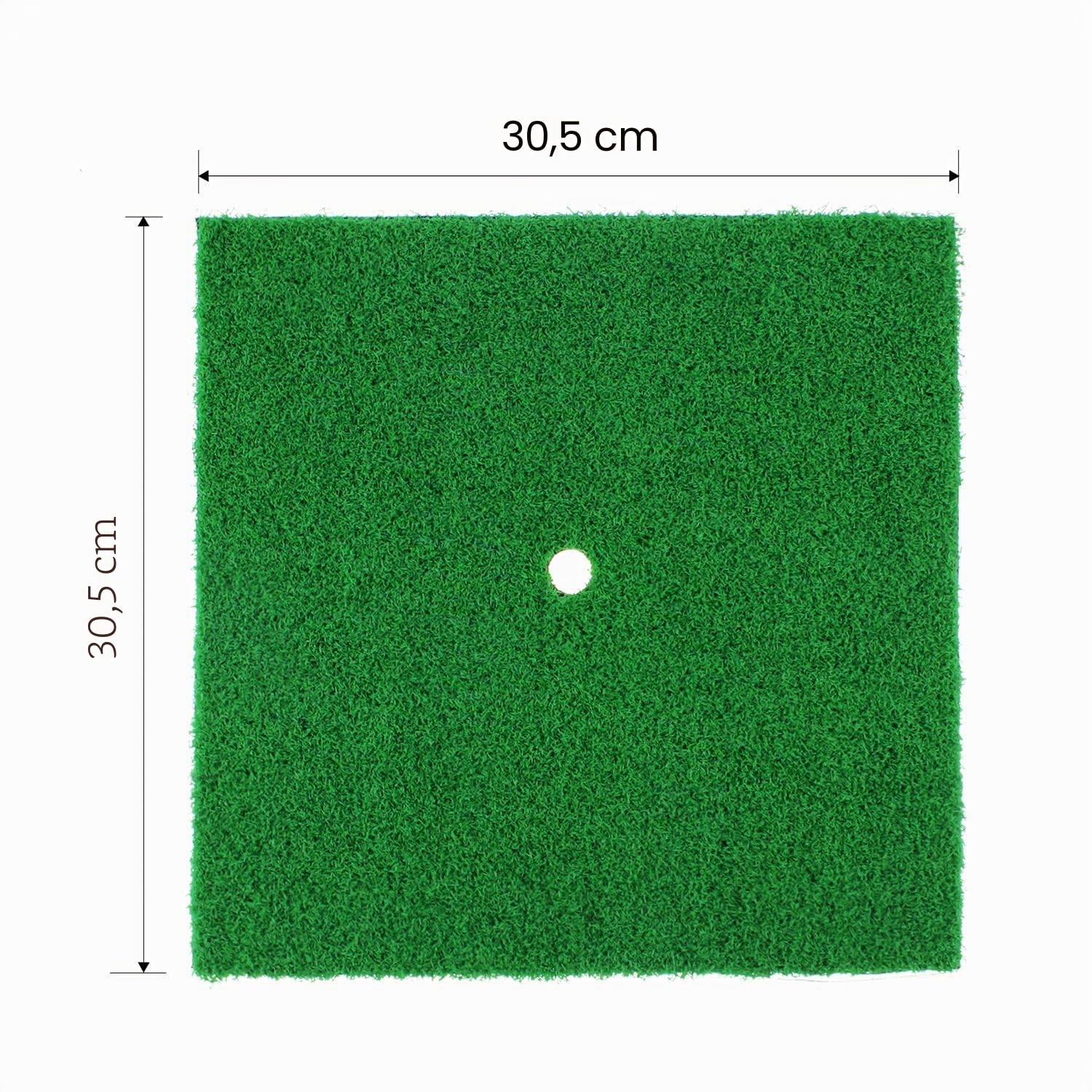 Crestgolf 12"x 12" Alfombrillas de Golf para Interior/Exterior SBR Alfombrillas de Golf,Red de práctica de Red para astillado de Golf, Red de Golf Plegable del Campo de práctica