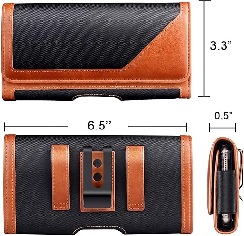 Miniatura 7 de Funda para iPhone XS MAX para Gcepls iPhone XR con clip y correa para iPhone 8 Plus, iPhone 7 Plus/Galaxy S9 Plus con una funda fina, ranura para