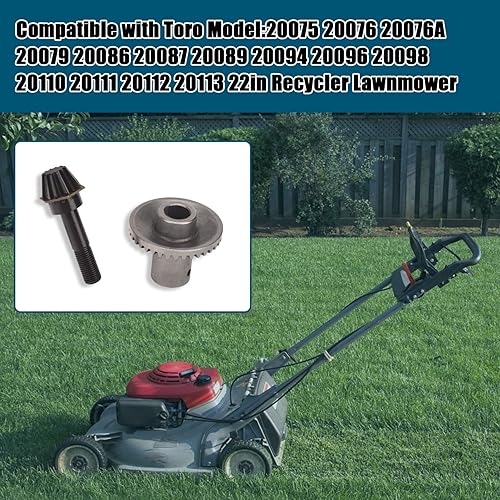 Miniatura 6 de Ohoho 104-8671 92-5790 105-6839 Kit de engranajes de transmisión compatible con cortacésped Toro LawnBoy - Compatible con el modelo 10321 10415