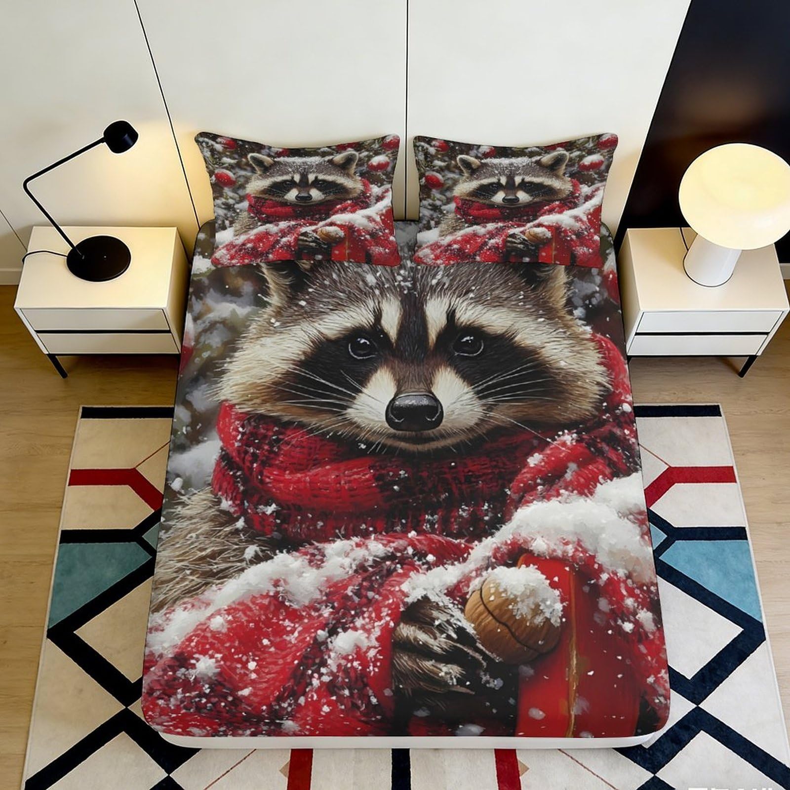3D Printed Fantasy Unicorn Fitted Sheet Microfiber Deep Pocket Non-Slip Bedding Set Fantasy Unicorn Mattress Fitted Cover for Adults Teens 180x200x25cm