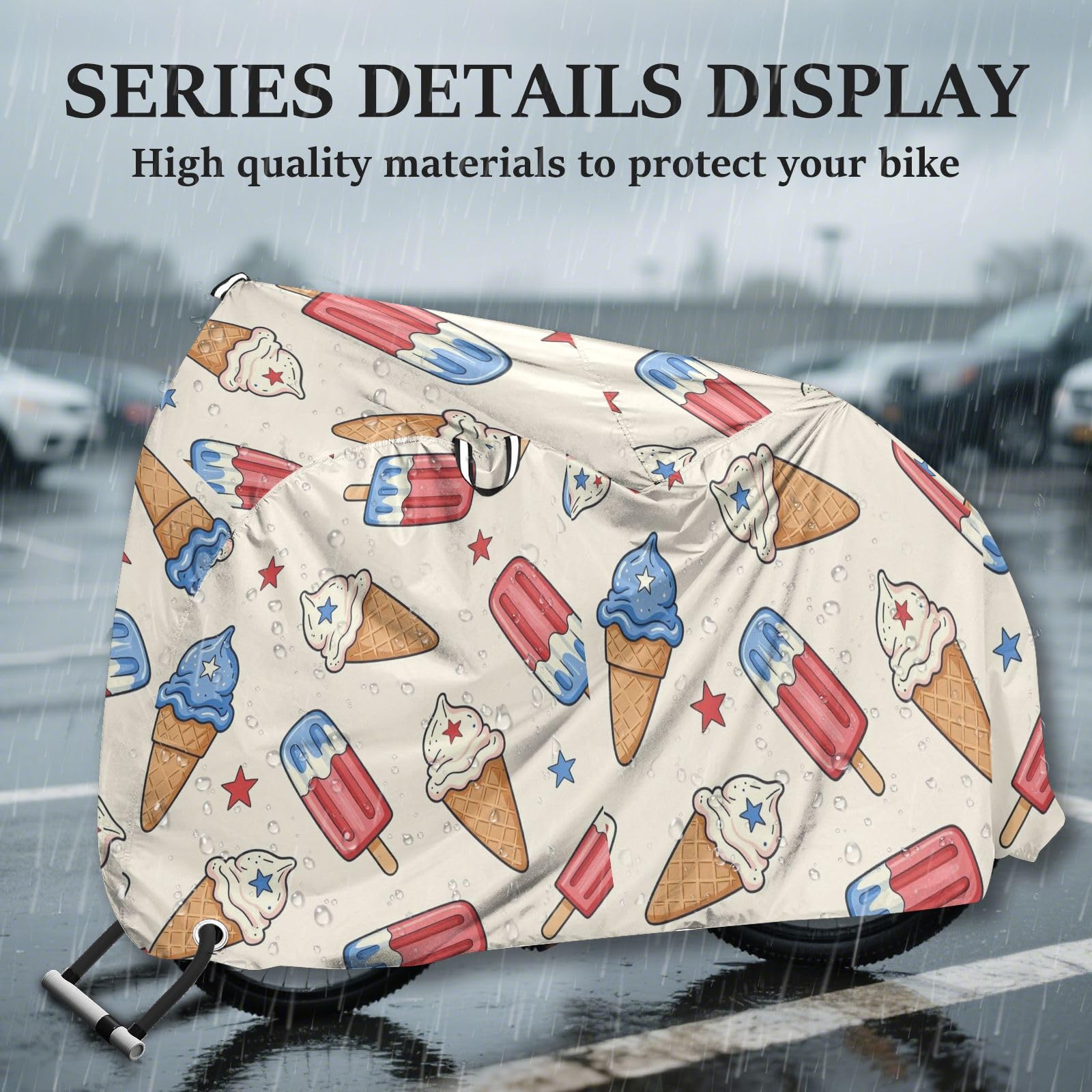 Housse de vélo en polyester imperméable, isolation thermique