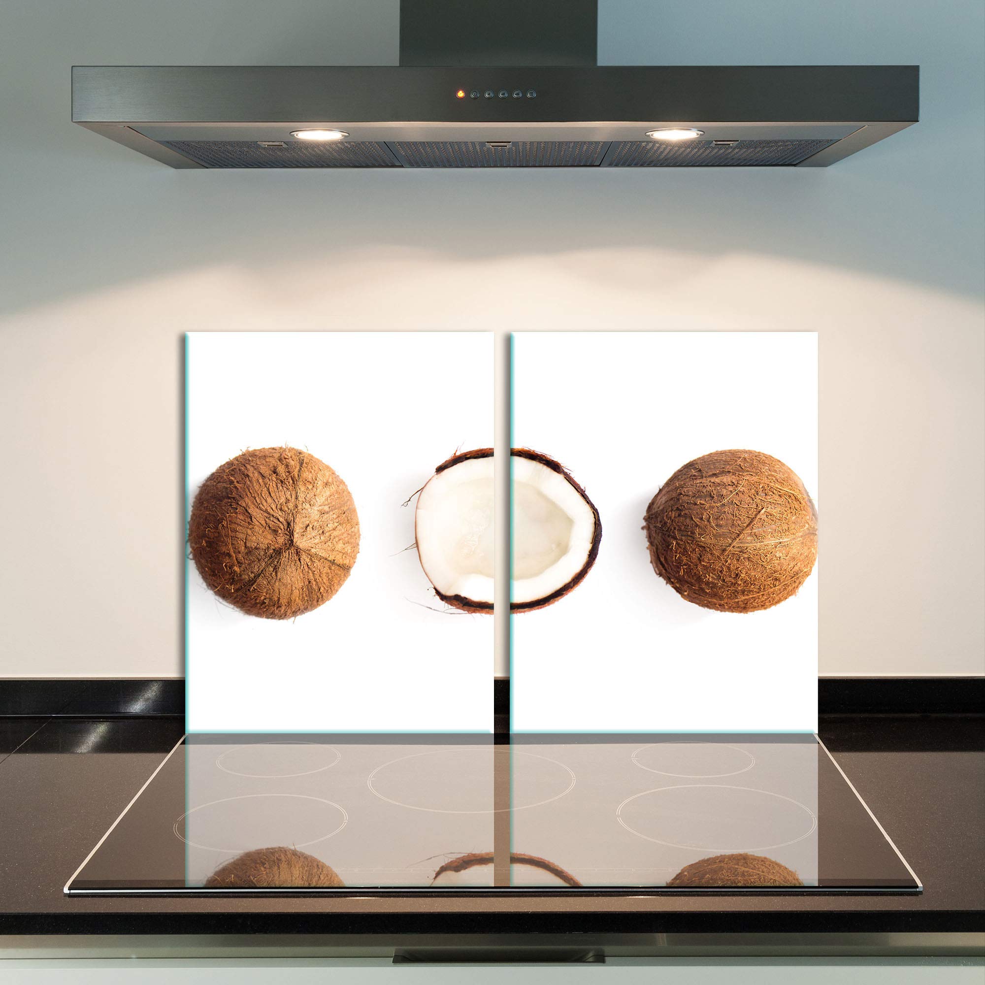 Placa para Cubrir la vitrocerámica, 2 Piezas, 2 x 40 x 52, para inducción, diseño de Frutas