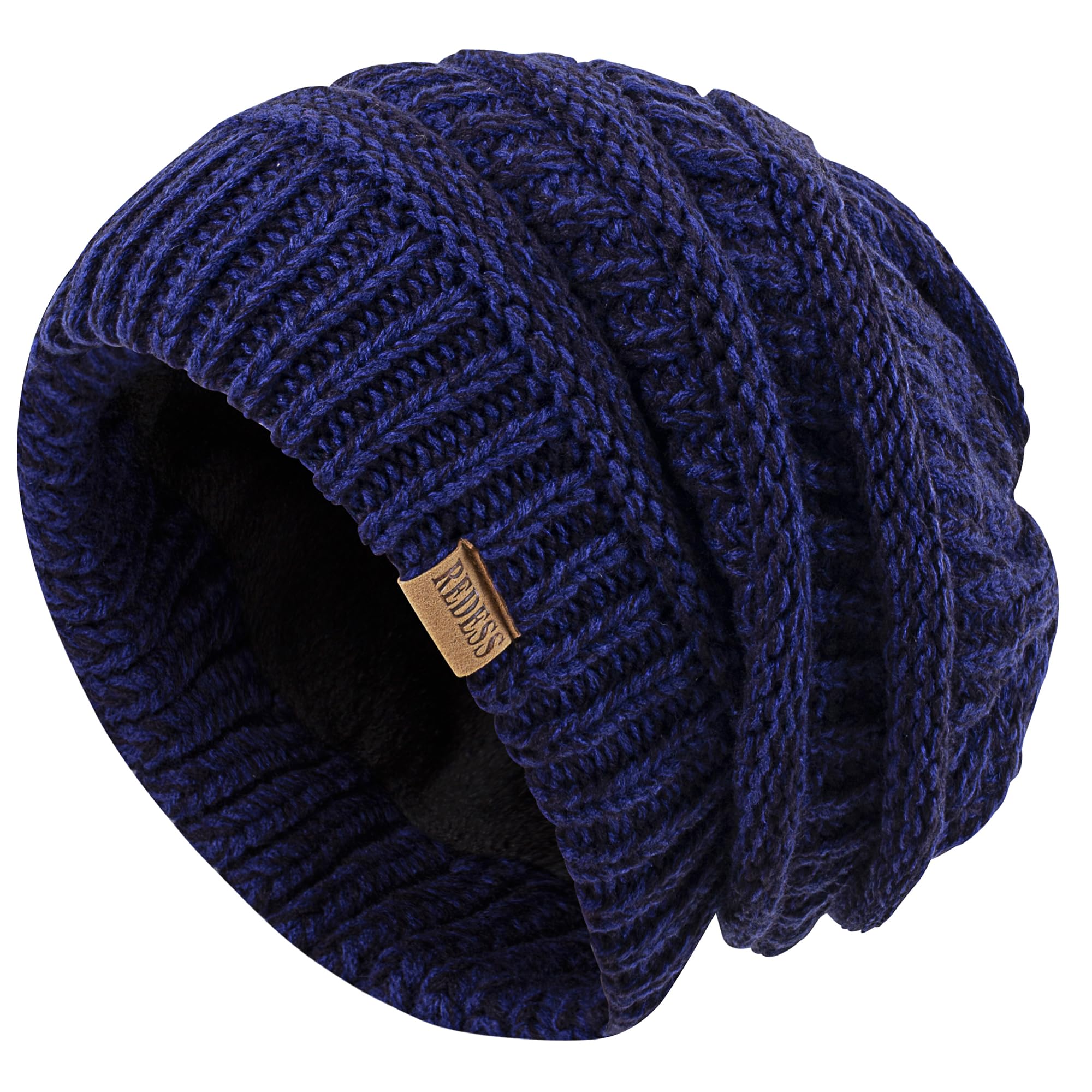 REDESS Slouchy Beanie Hat per Uomo e Donna Winter Warm Chunky Soft Oversize Cable Knit cap