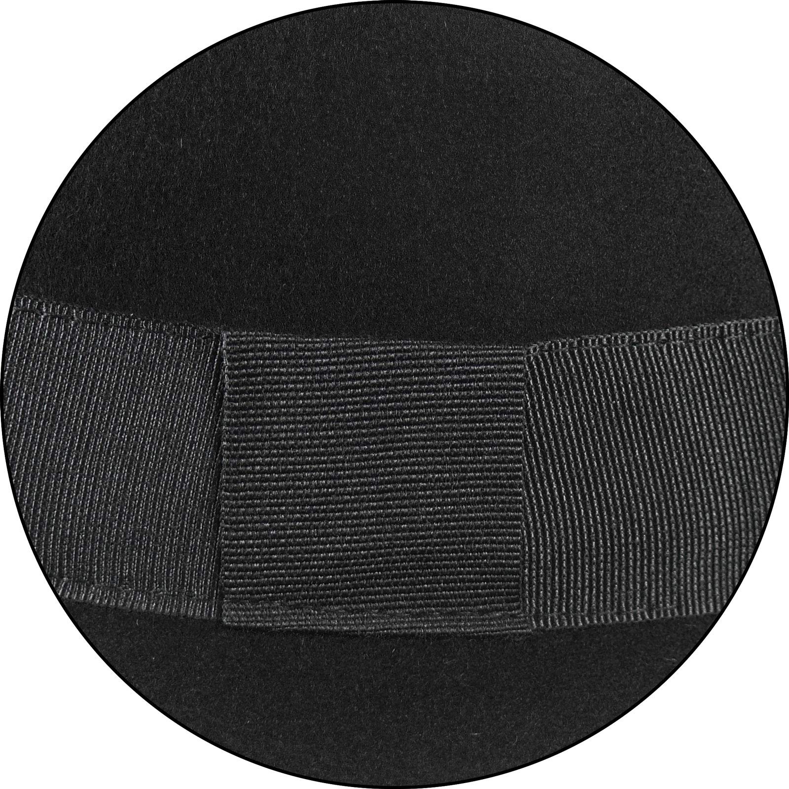 fiebig Fedora Wollfilzhut | Filzhut mit Ripsband Waterproof & Crushable