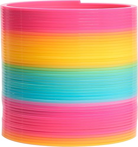 Miniatura 3 de Slinky el original juguete de primavera caminante, 5 pulgadas de diámetro, arco iris gigante Slinky, juguete para ansiedad, juguetes para niños a