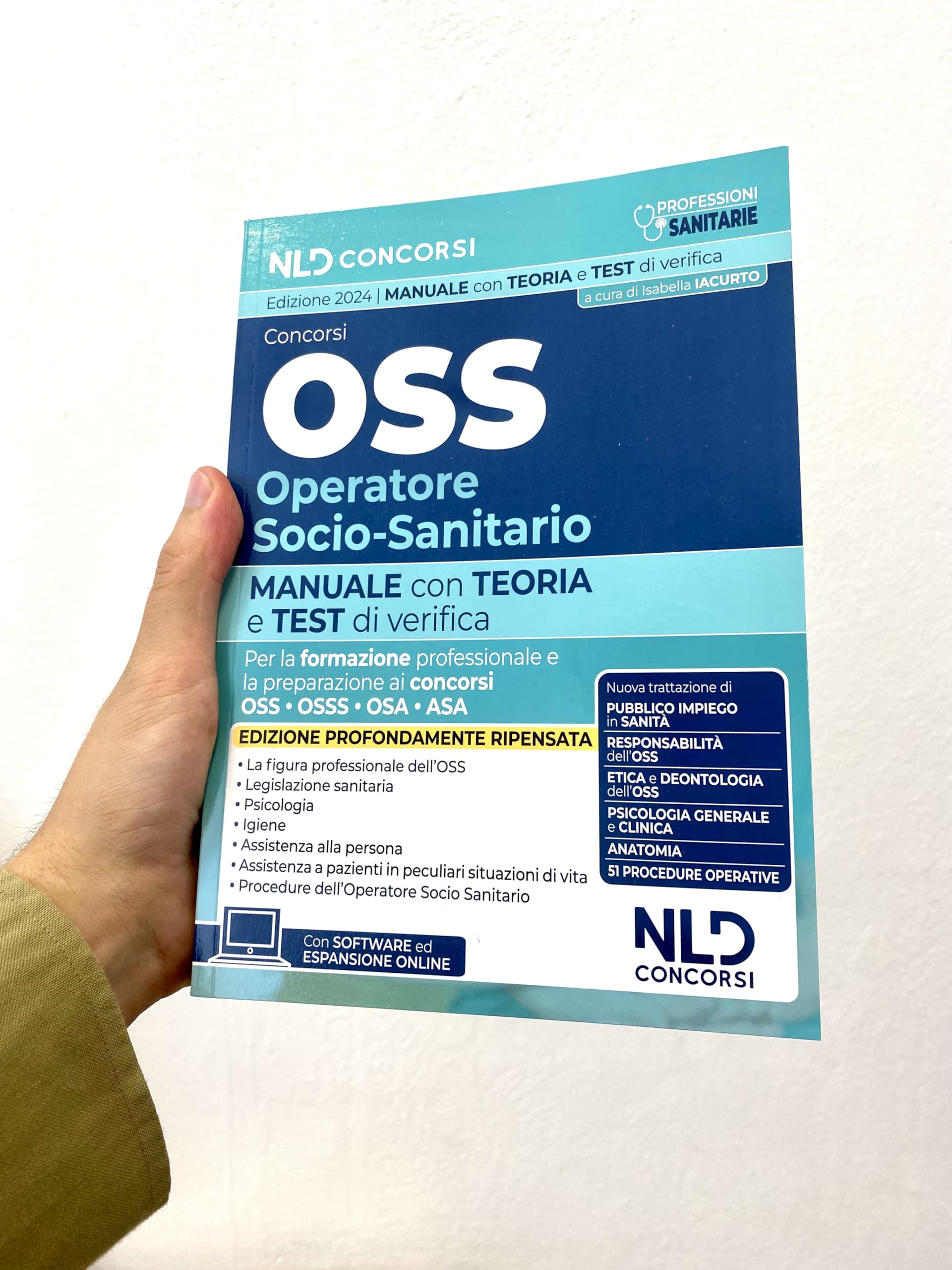 Concorsi OSS Operatore Socio Sanitario. Manuale con test di verifica per la formazione professionale e la preparazione ai concorsi 2024