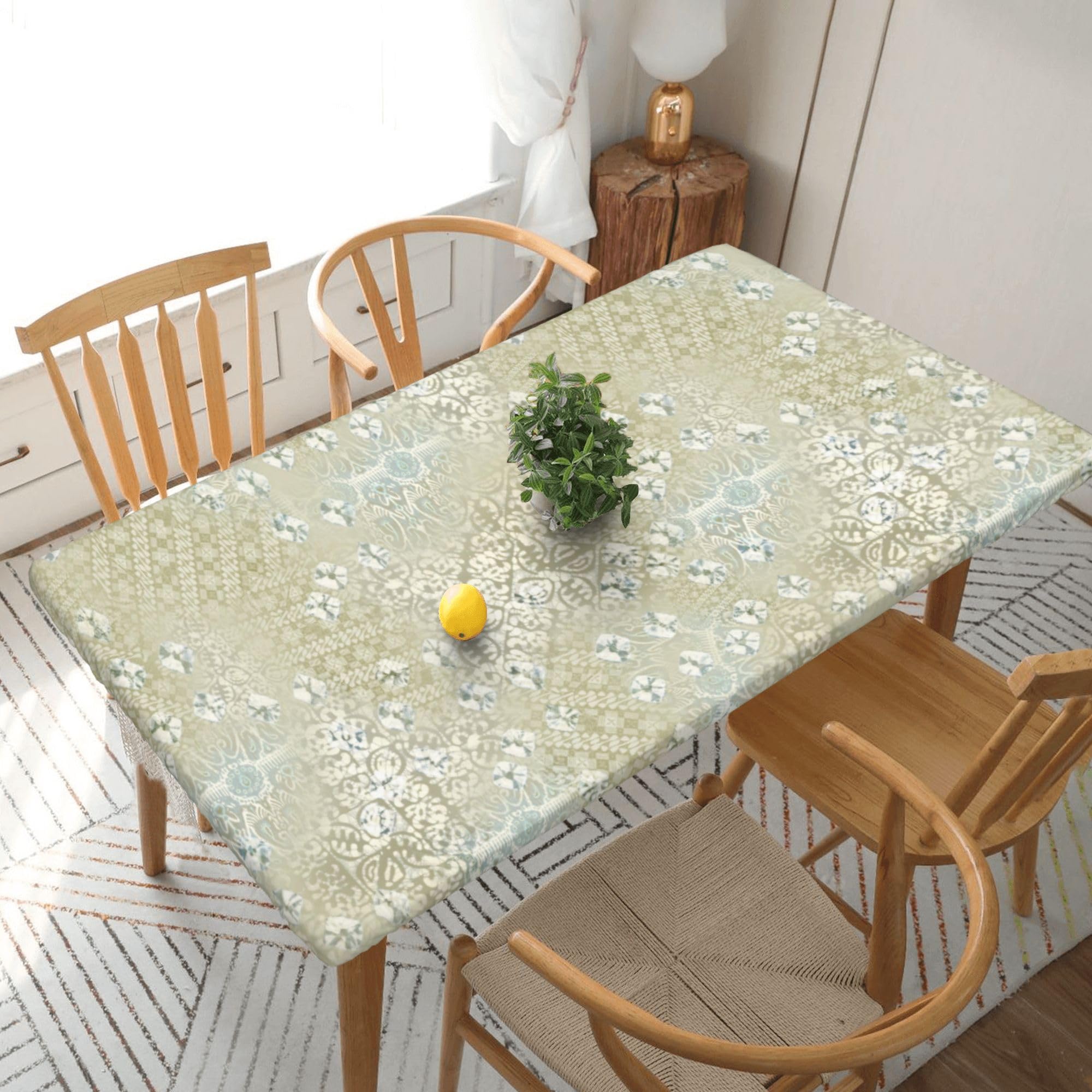 Nappe extensible ajustée imperméable et oléofuge facile à nettoyer