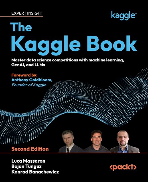 Portada de The Kaggle Book: Master data science competitions with machine learning, GenAI, and LLMs