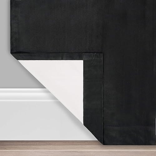 Miniatura 4 de ECLIPSE Bradley - Cortina térmica 100 % opaca con bolsillo para barra, moderna para dormitorio, sala de estar o teatro (1 panel), 50 x 63 pulgadas,