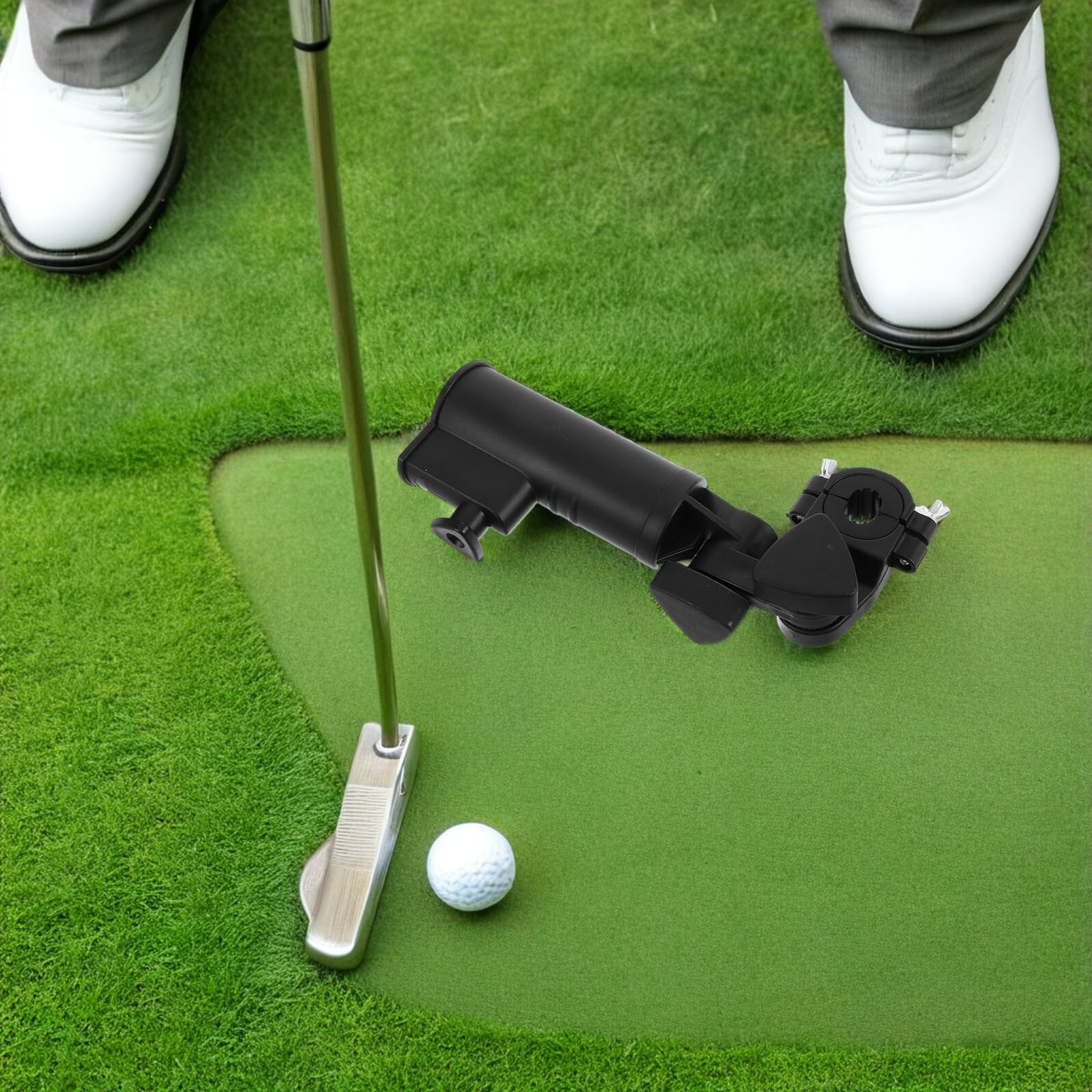 ABOOFAN 2 Stück Pack Schirmhalter für Golftrolleys Robuste Kunststoff Schirmklemme mit Einfacher Montage Universelle Schirmhalterung für Golfwagen und Turniere