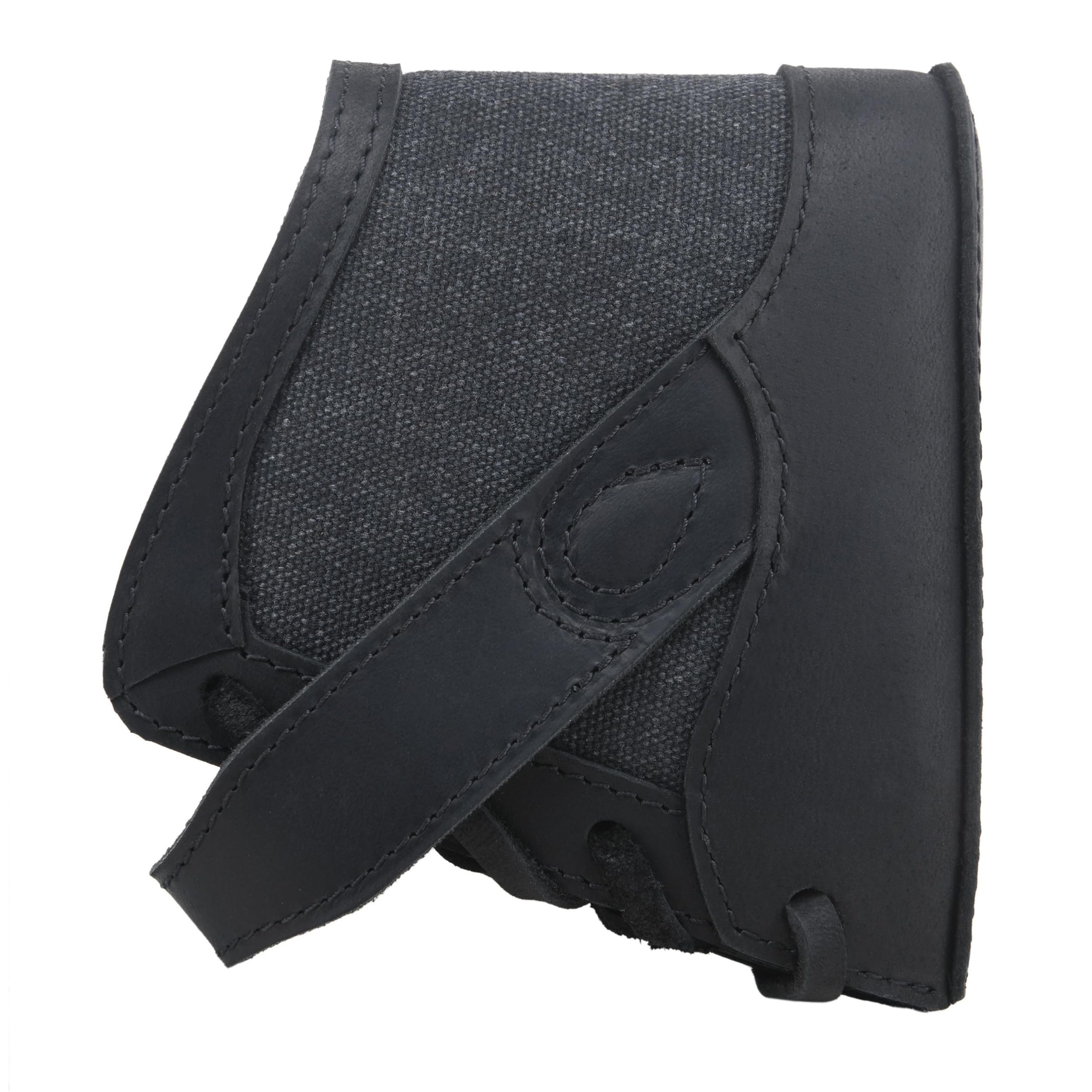Tas Trost Gewehrrückschlagpolster für Gewehre, Schrotflinten, zum Reinschlüpfen von Gewehren, Leder, Rückstoßreduzierung (schwarz)
