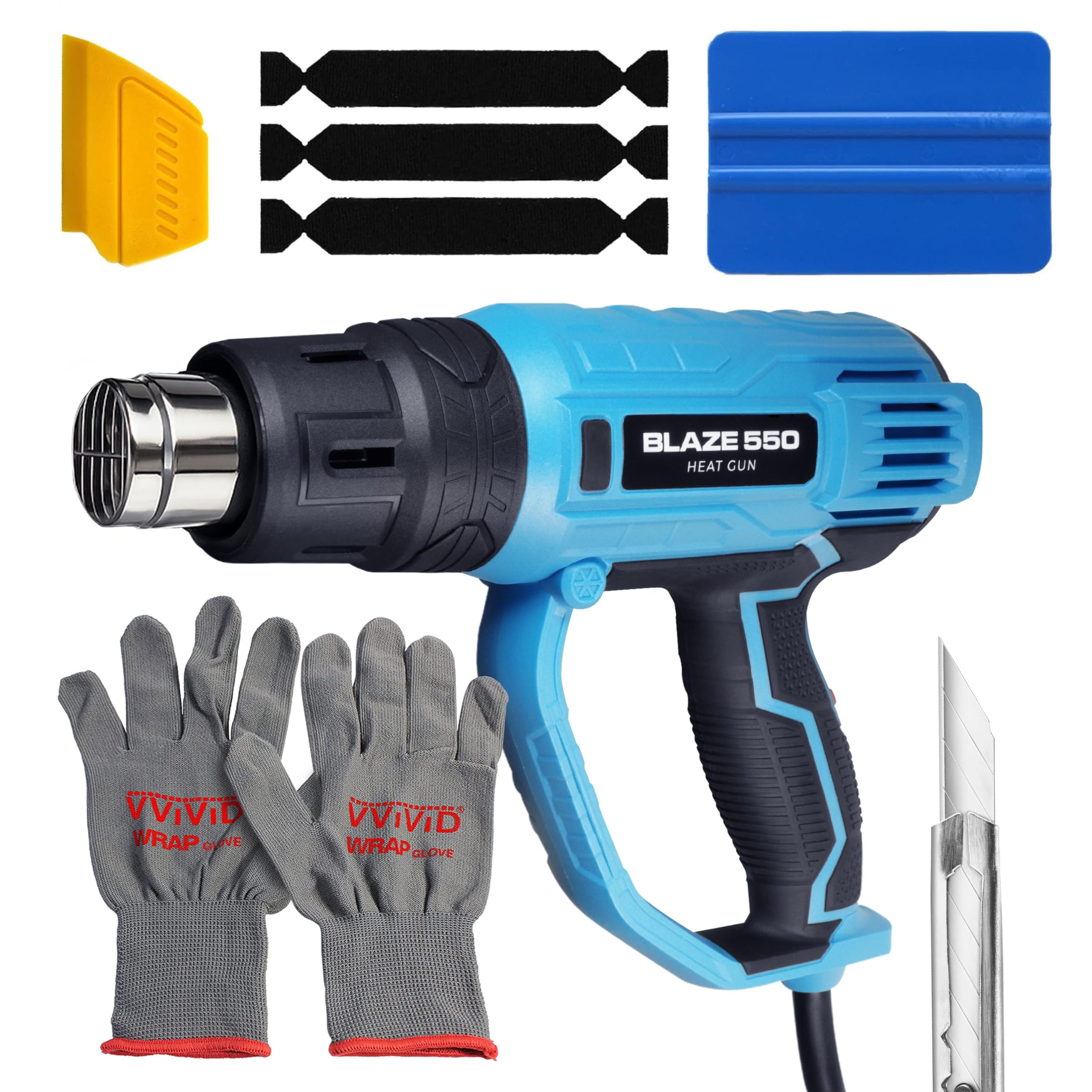 Pistola de calor REV Blaze 550 resistente con tres temperaturas de aire