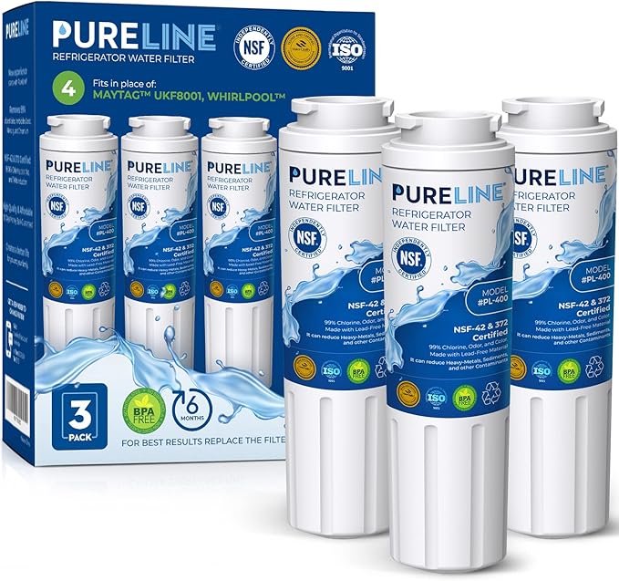 Pureline UKF8001 Refrigerator Water Filter Replacement