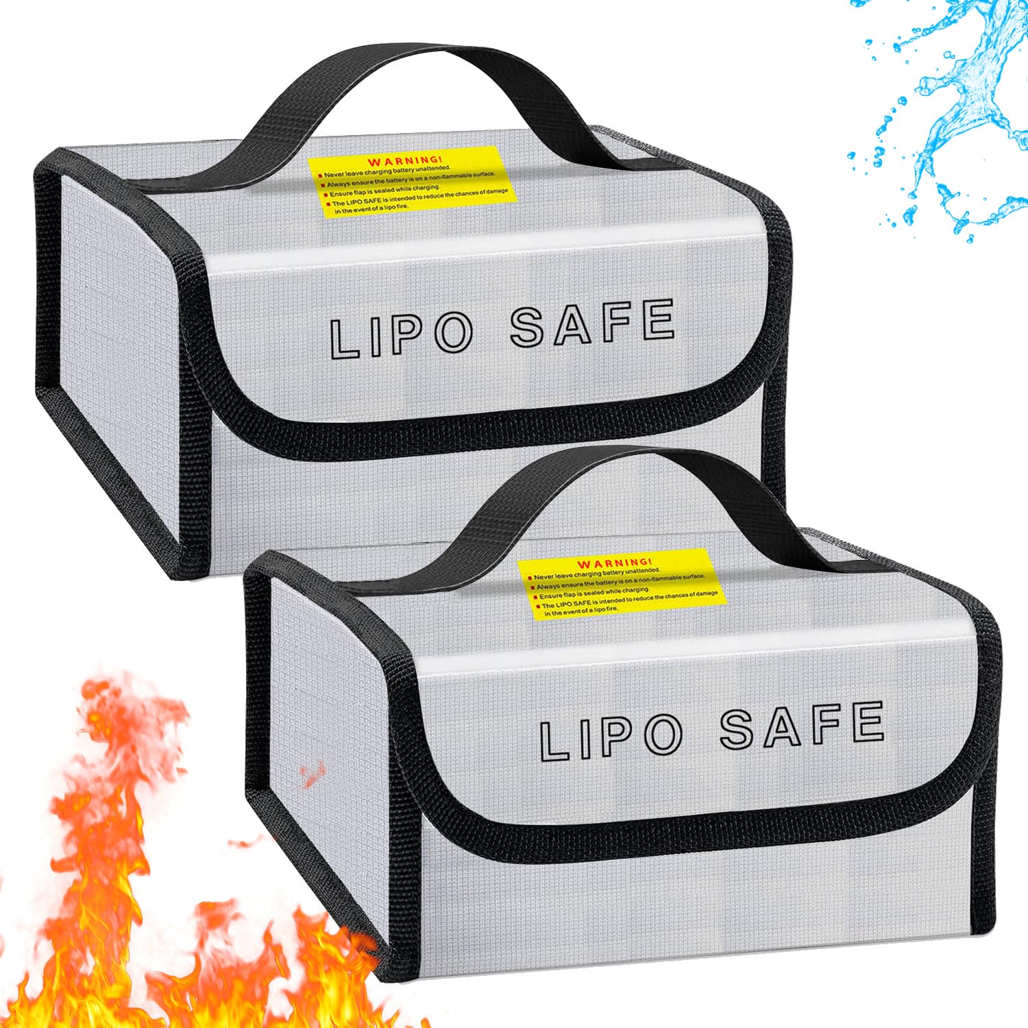 185 x 120 x 80 mm Lipo Akku Safe Bag Feuerfeste Ladetasche für RC Lipo Akku Pack Aufbewahrung Laden Transport Home Office Travel Lipo Safe Storage Pouch