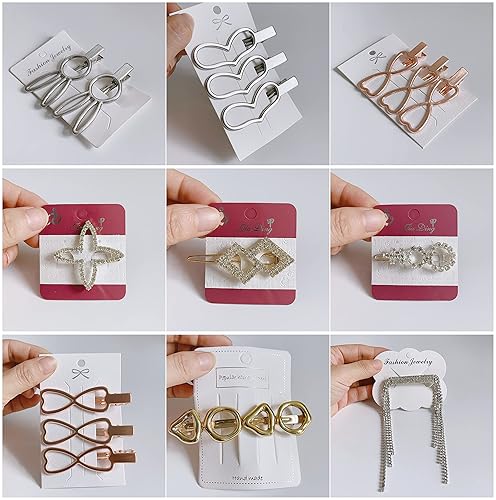 Miniatura 5 de QTMY 30 pinzas para el cabello para mujeres y niñas, regalo sorpresa, caja de joyería, accesorios de moda