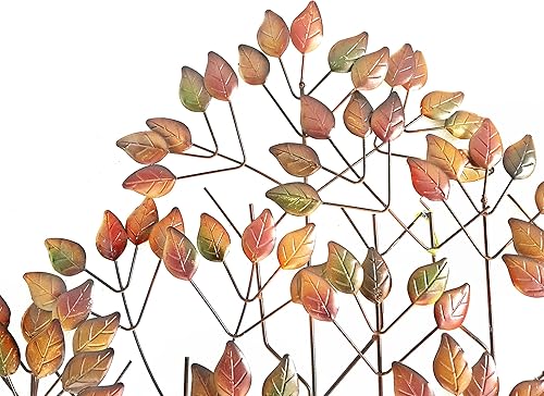 Miniatura 2 de Bellaa 27345 Arte de pared de metal Árbol de la vida 40 pulgadas