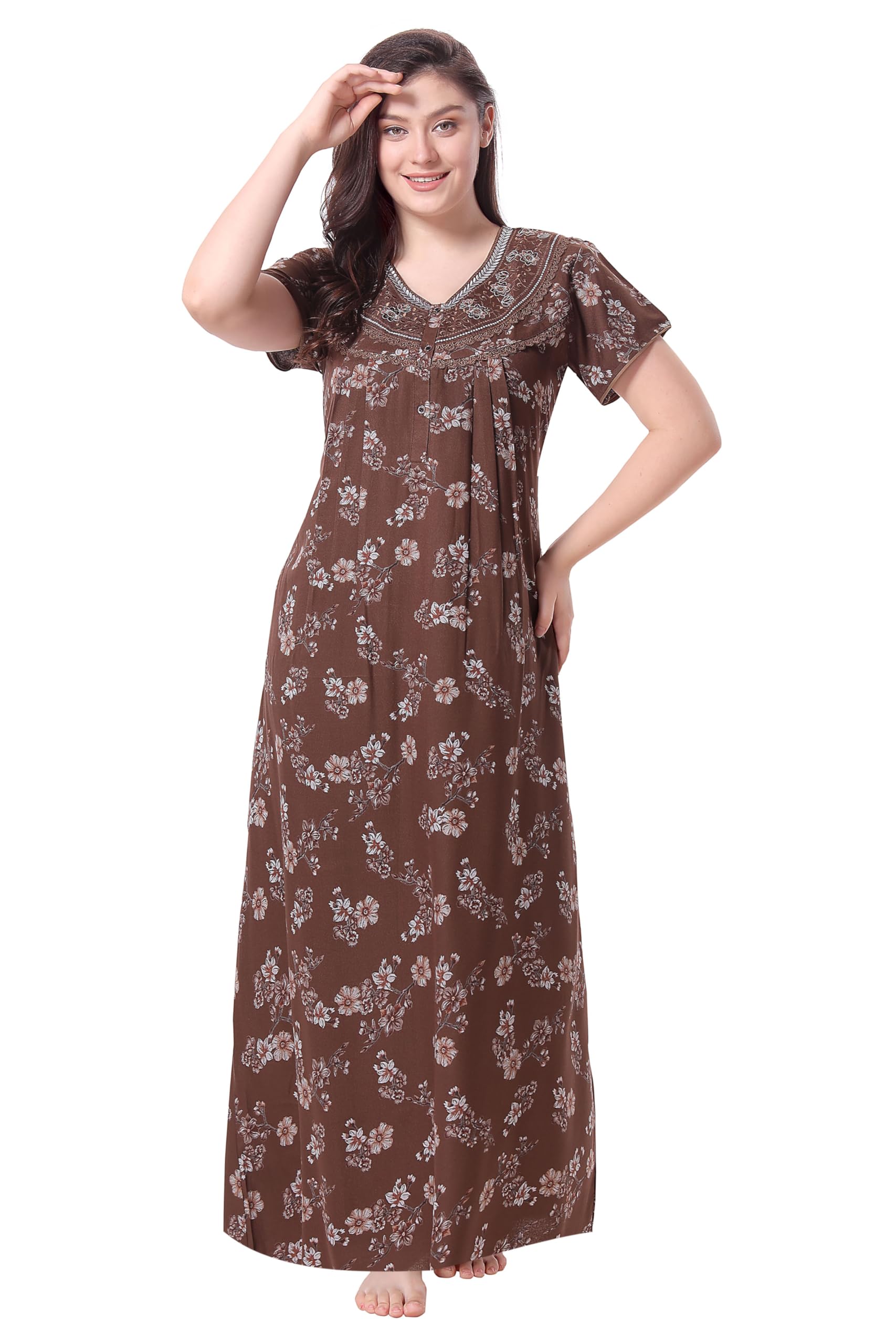 soulemo Women's Printed Alpine Nighty 1669-picture-20