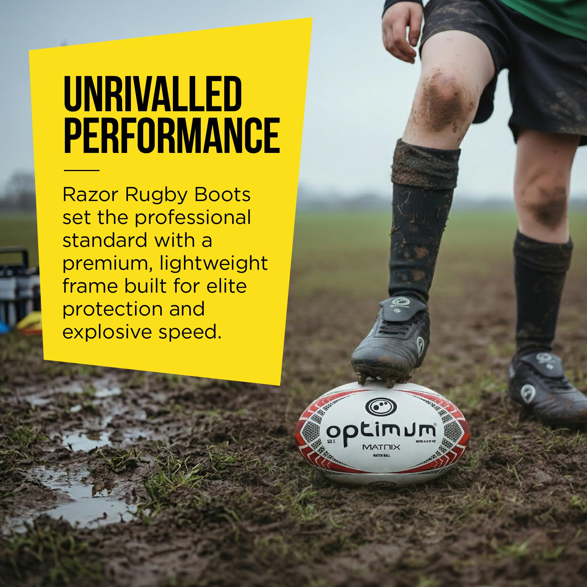 OPTIMUM Razor Zapatillas de rugbyNiños