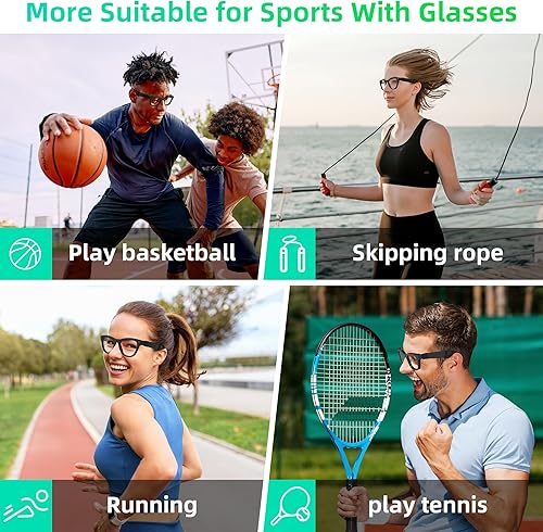 Miniatura 6 de Funda de silicona impermeable y correa ajustable para lentes compatibles con Ray-Ban Meta WayfarerSkylerHeadliner, accesorios para mejorar la