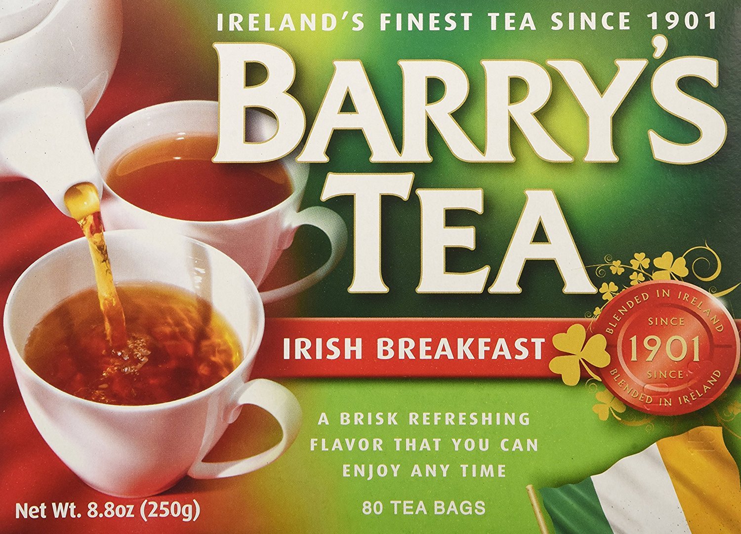 Barry's TeaIrish Breakfast Teabags (80) - Pack of 2