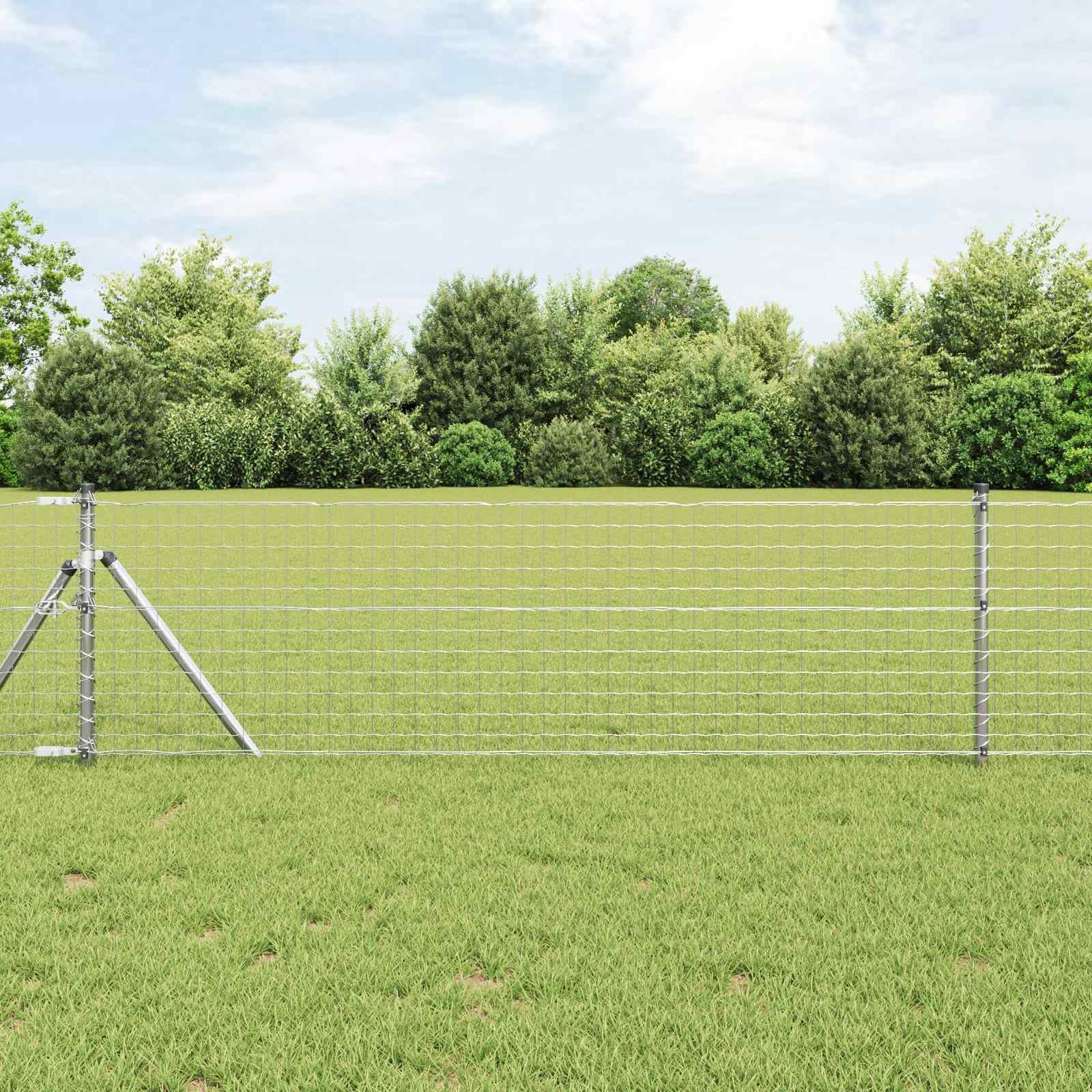 Lot de 12 poteaux de clôture en acier revêtu par pulvérisation de 70 cm de haut, durables, résistants aux intempéries, montage facile pour jardin et terrasse
