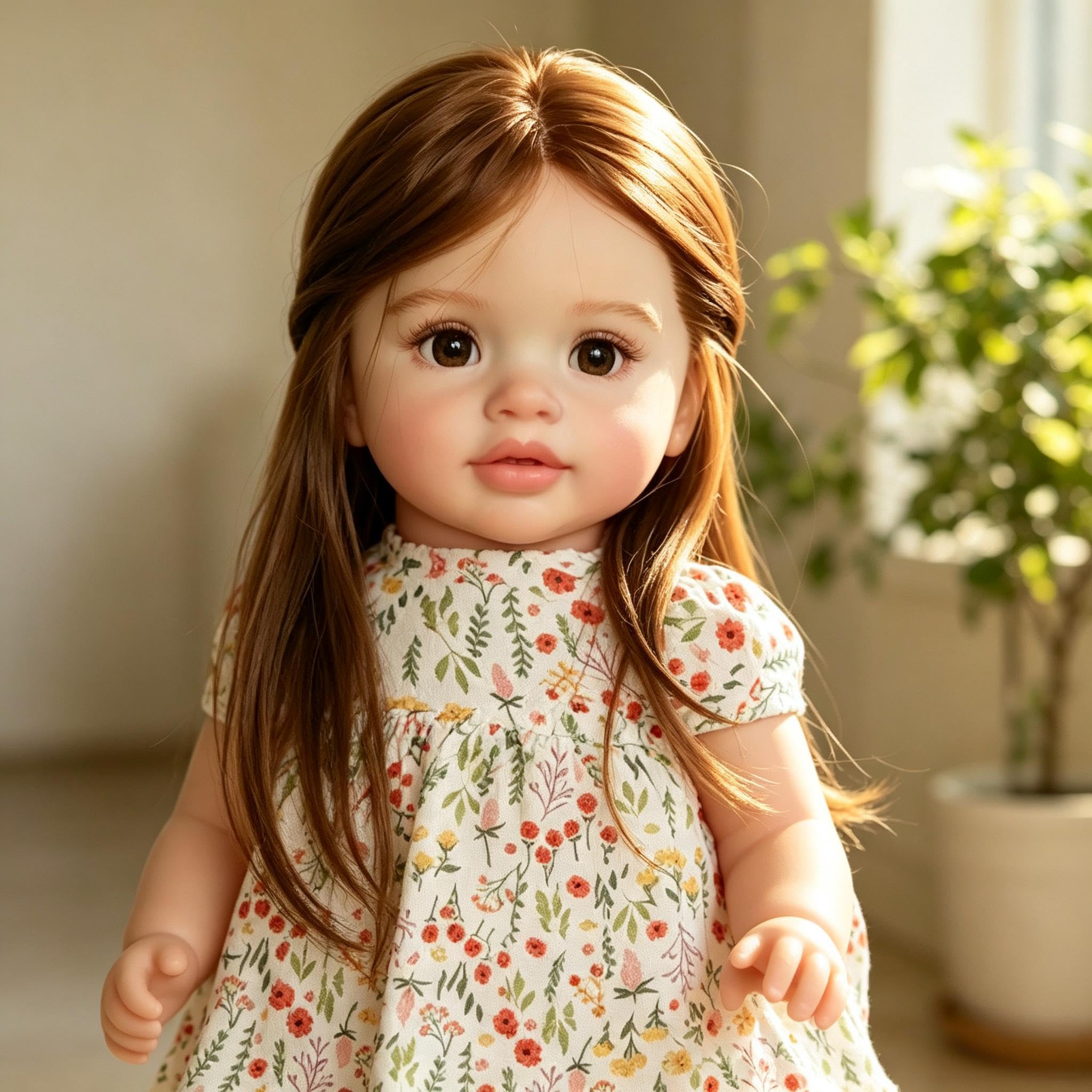 RXDOLL Realistyczne lalki Reborn Baby Dolls Girl Pippa, duży rozmiar Reborn maluch, miękka tkanina winylowa, realistyczna mała dziewczynka, która wygląda jak prawdziwe życie lalki niemowlęce z