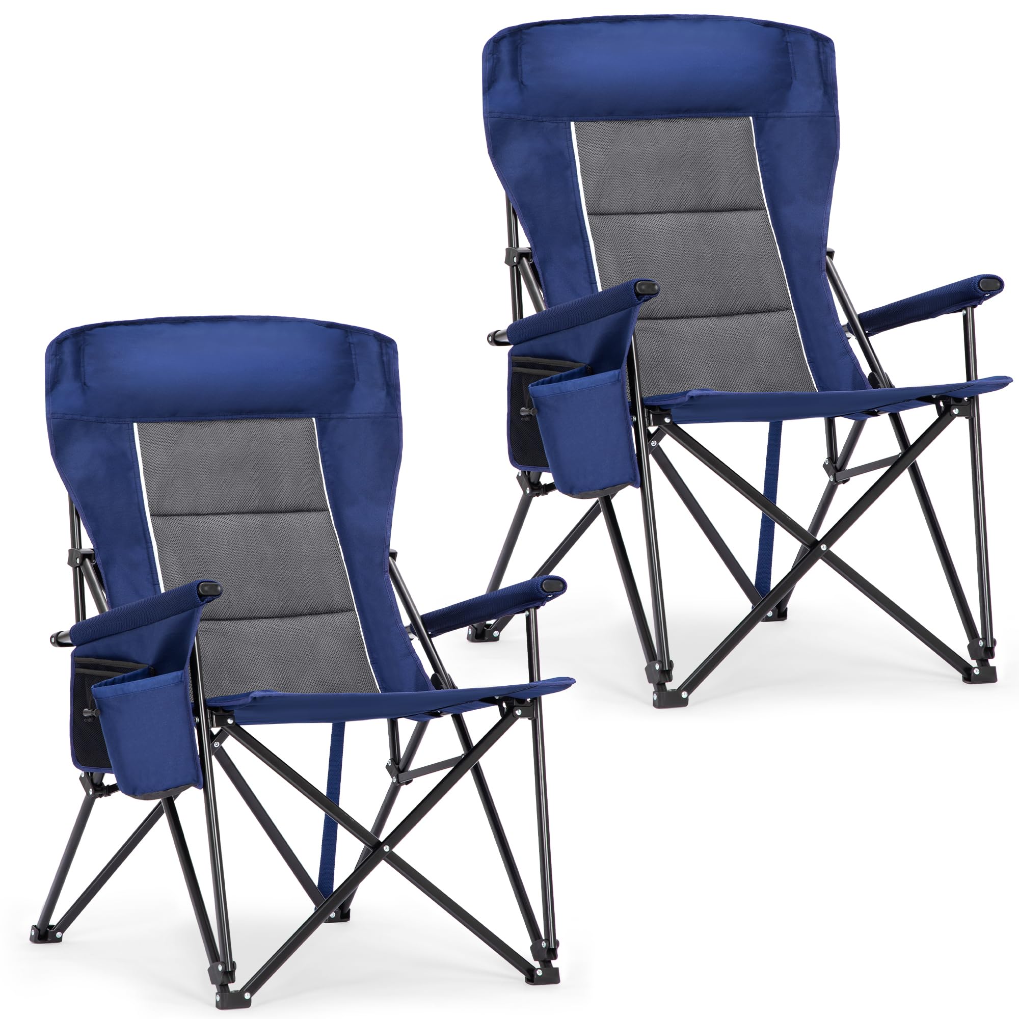 ALPHA CAMP Oversized Folding Camping Chair