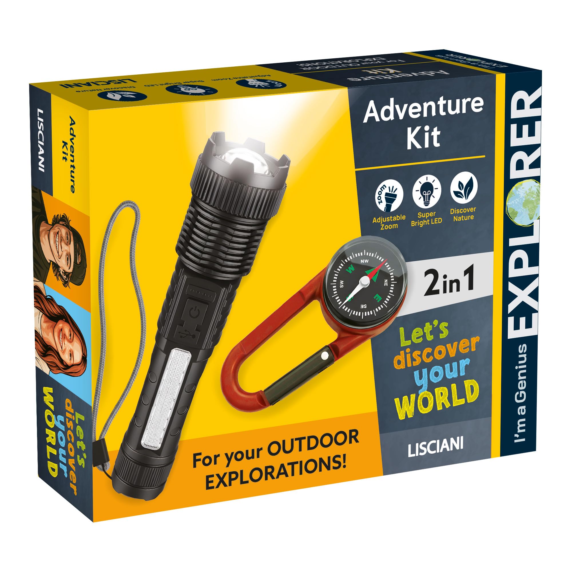 Lisciani Giochi - I'm a Genius Explorer Kit Avventura, 117086