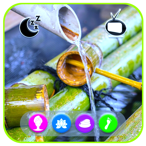 Zen-Bambusbrunnen – Sanftes Wasser & Friedliche Gartenatmosphäre