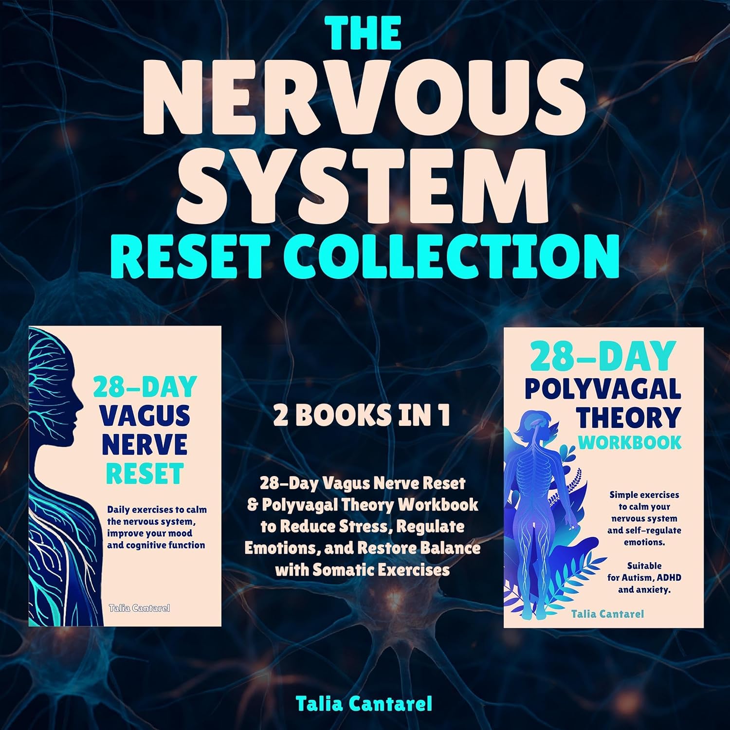 The Nervous System Reset Collection: 28-Day Vagus Nerve Reset & Polyvagal Theory Workbook to Reduce Stress, Regulate Emotions, and Restore Balance with Somatic Exercises    
	                
	            

                 
                        Audible Audiobook 
                  
                        – Unabridged