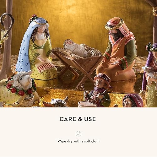 Vista 63 de MACKENZIE-CHILDS Patience Brewster - Figura de Belén de Navidad, decoración del hogar, Frank the Camel