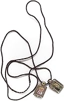 Vista 2 de Escapulario Católico Marco Acrílico Icono Rectangular Escapulario Hecho a Mano del Sagrado Corazón de Jesús, Sagrada Virgen del Carmen, Sagrada